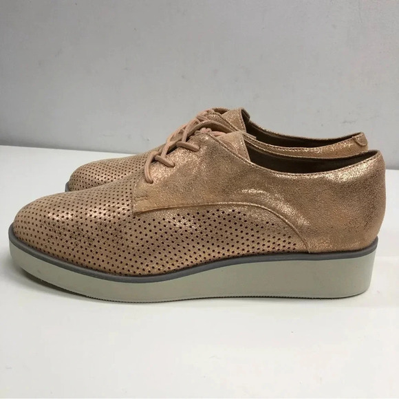 New Softwalk Willis Derby Oxford in Rose Gold Size 7W - Picture 2 of 8